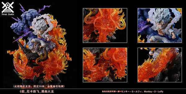 ThreeL Studio - Sun God Nika Luffy Gear 5 vs Kaido [3 Varinats]