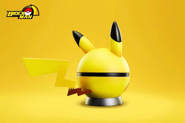 Block Man Studio - Pikachu Poke Ball
