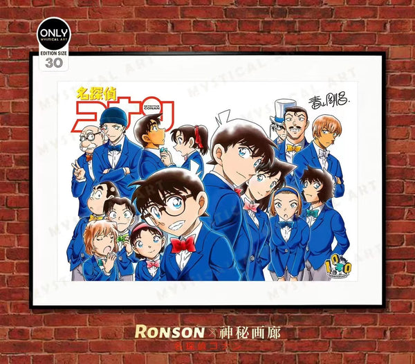Mystical Art x Ronson - Detective Conan 100 Rolls Anniversary Poster Frame