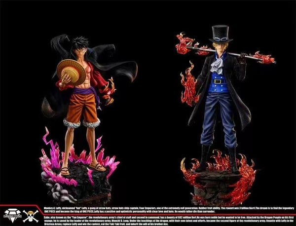 Diamond Studio - Ryou Haki Luffy / Flame Emperor Sabo