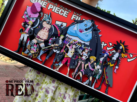 Mystical Art - One Piece Film: Red Straw Hat Pirates 3D Poster Frame [2 Variants]