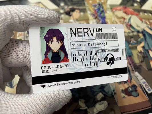 USB NERV ID Card # Series 02 - Misato Katsuragi / Kaworu Nagisa / Mari Illustrious Makinami 