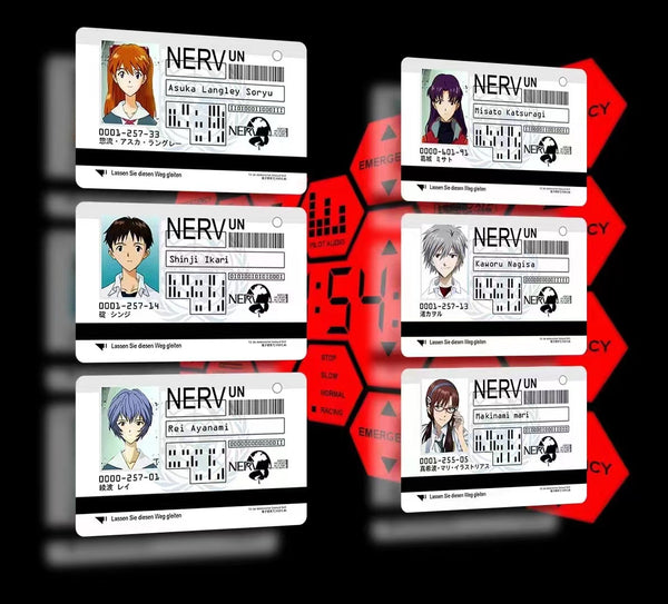USB NERV ID Card # Series 02 - Misato Katsuragi / Kaworu Nagisa / Mari Illustrious Makinami 