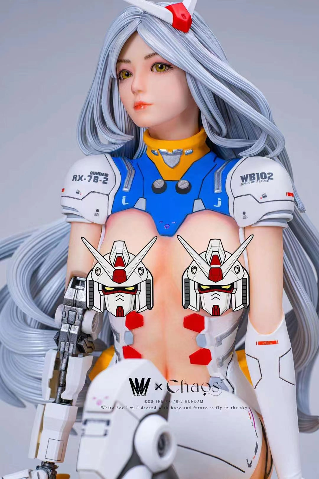 Max Milk Studio x Chaos Studio - Cos RX-78-2 Gundam Girl [Cast Off]