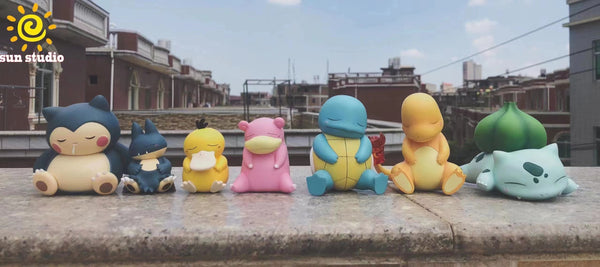 Sun Studio - Sleepy Slowpoke, Squirtle, Charmander & Bulbasaur