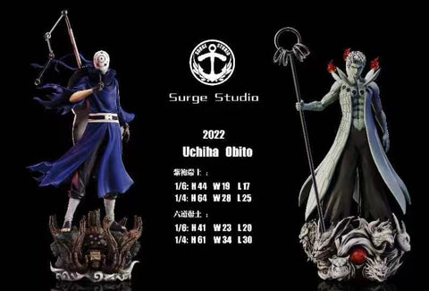 1/6 Scale Kakashi Hatake vs Uchiha Obito Bust Statue - Naruto Resin Statue  - CHIKARA Studios [Pre