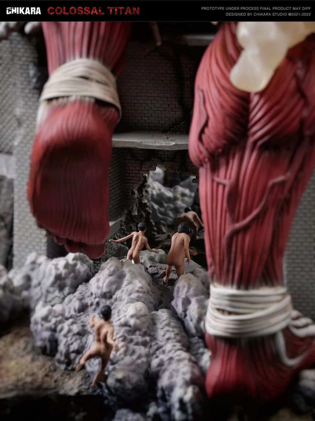 Chikara Studio - Colossal Titan Breaks Wall [4 Variants]