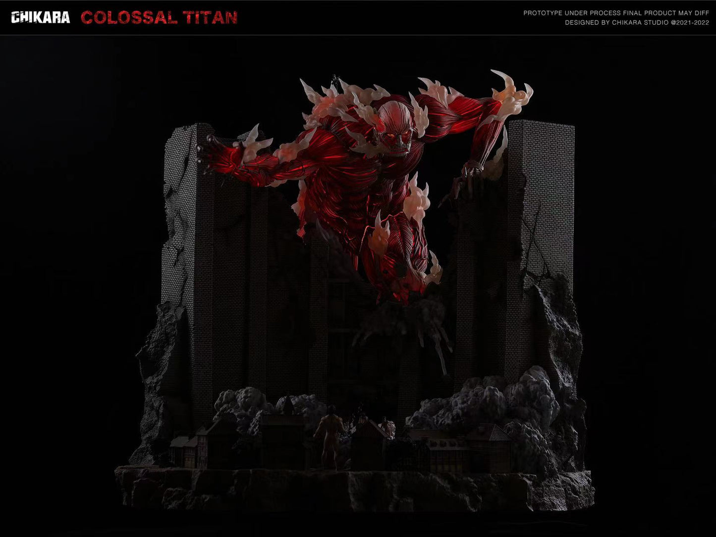 Chikara Studio - Colossal Titan Breaks Wall [4 Variants]
