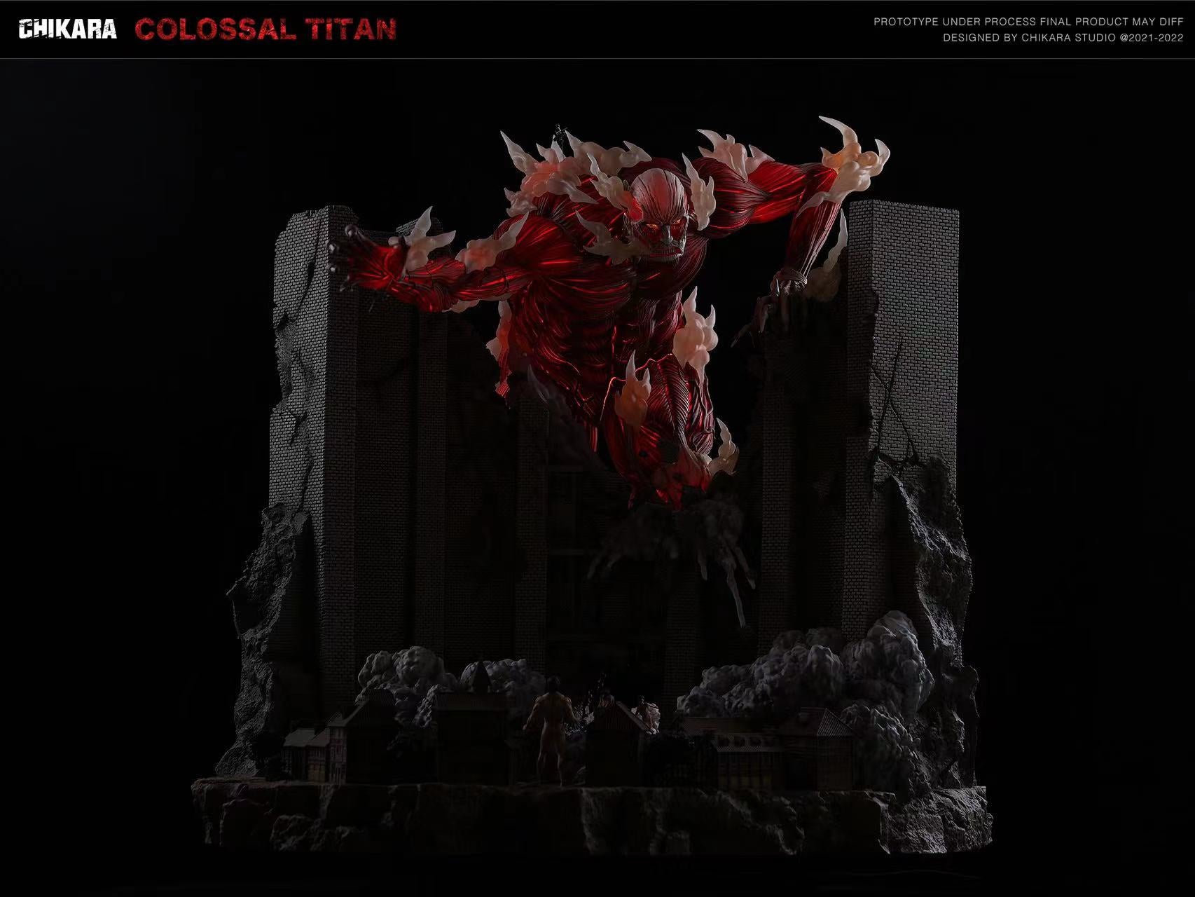Chikara Studio - Colossal Titan Breaks Wall [4 Variants]