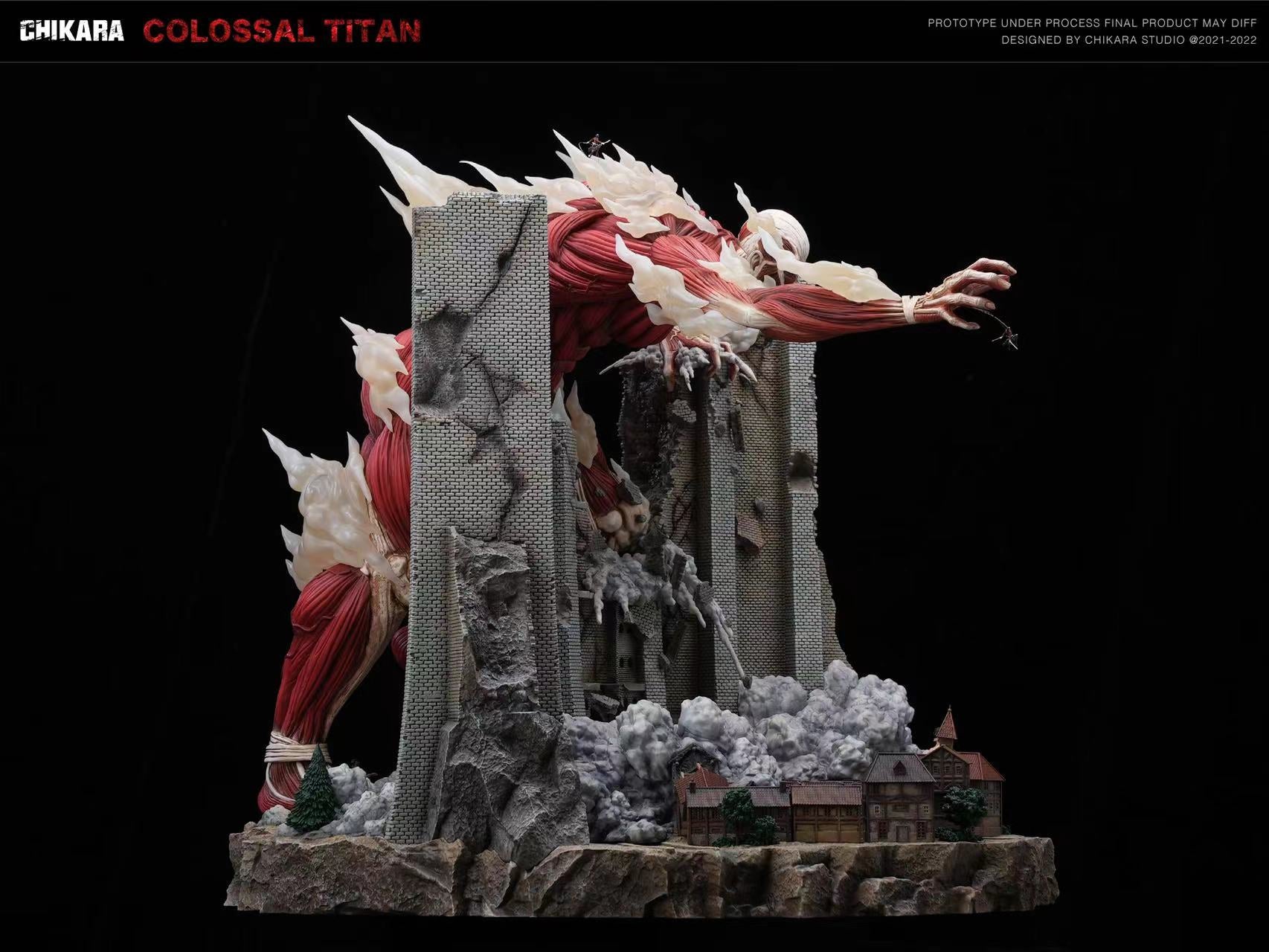 Chikara Studio - Colossal Titan Breaks Wall [4 Variants]