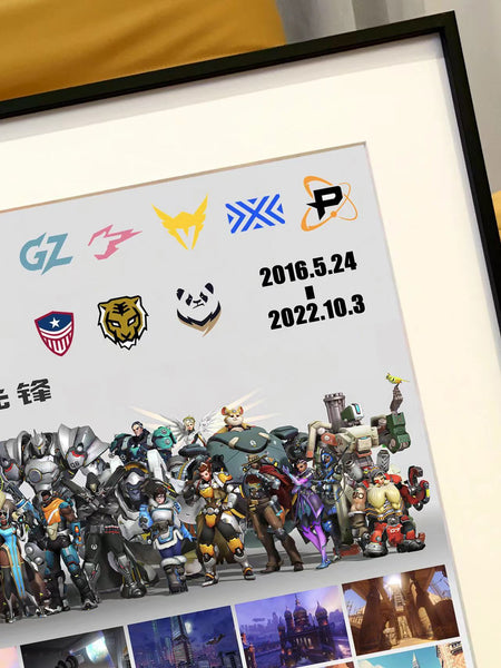 Xing Kong Studio - Overwatch Stop Service Commemoration Poster Frame
