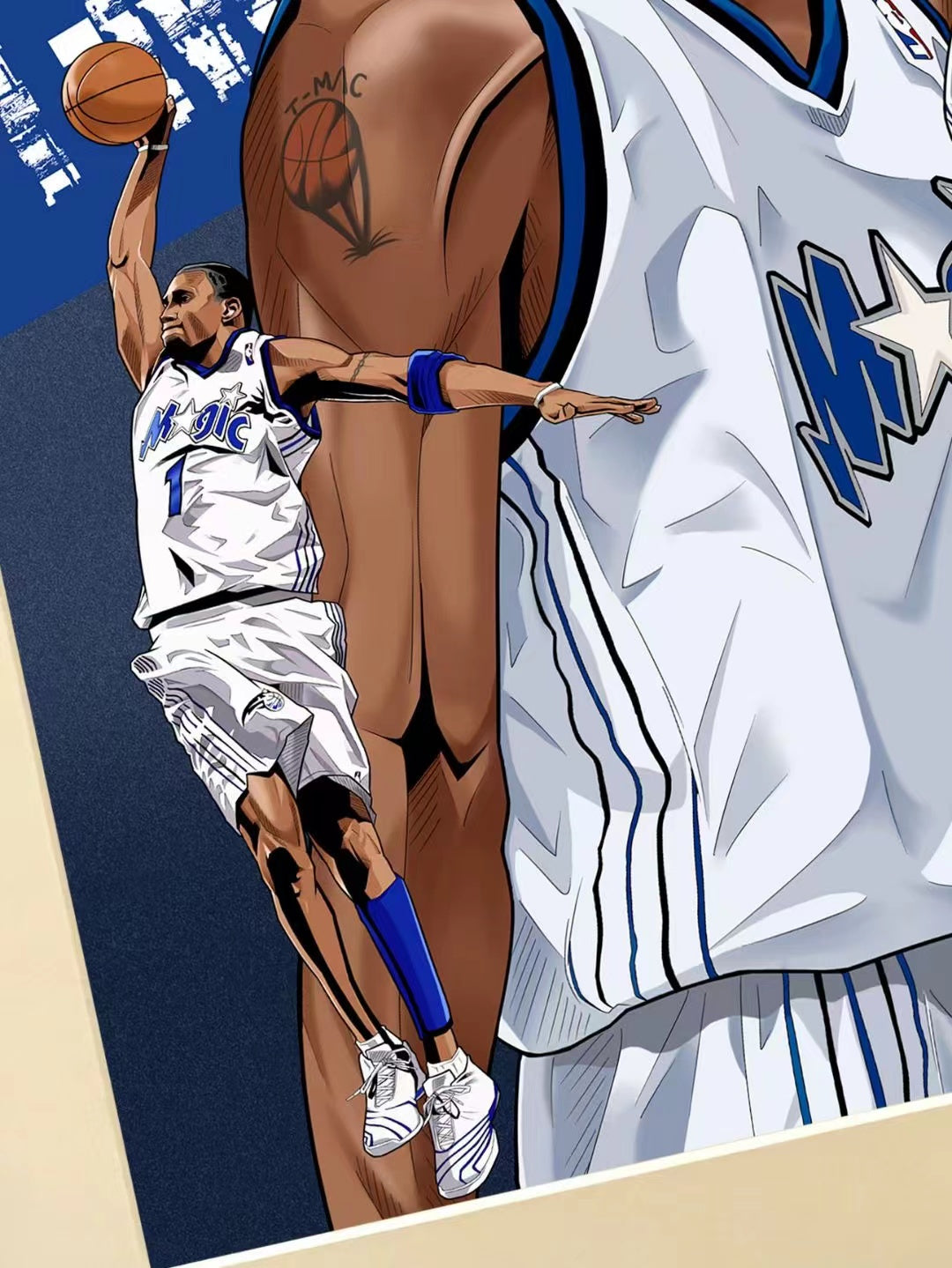Xing Kong Studio X Jesse - Tracy McGrady Poster Frame
