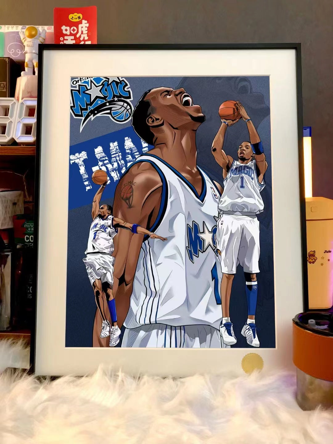 Xing Kong Studio X Jesse - Tracy McGrady Poster Frame