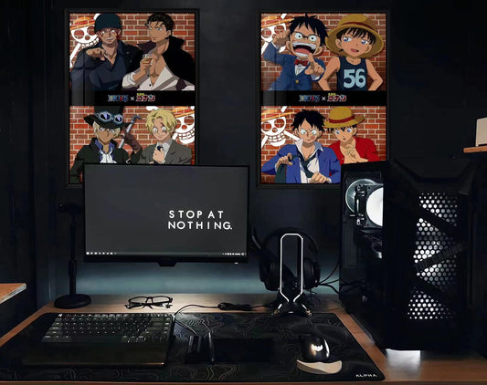 A. Conan Edogawa X Monkey D Luffy / B. Shanks X Subaru Okiya & Furuya Rei X Sabo
