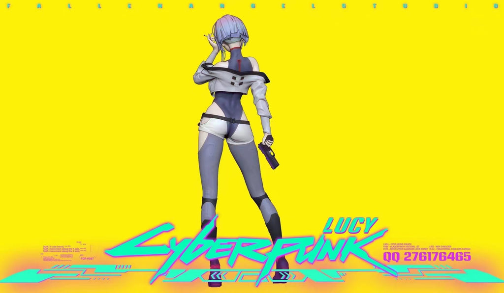 1/6 Scale Lucyna Kushinada with LED - Cyberpunk: Edgerunners Resin