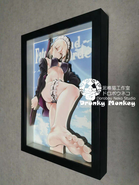 Dorobou Neko Studio - Maid Saber Cast Off Poster Frame [DS023]