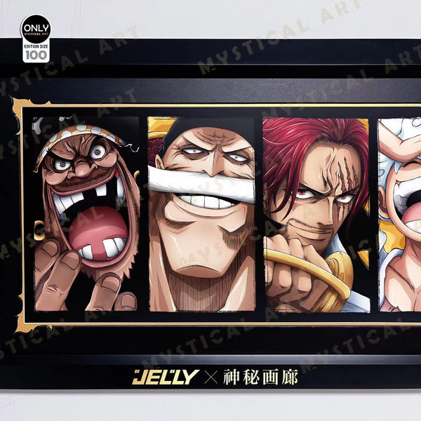 Mystical Art x Jelly - One Piece New Four Emperors Poster Frame