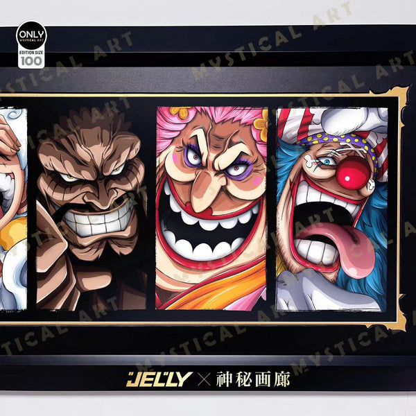 Mystical Art x Jelly - One Piece New Four Emperors Poster Frame