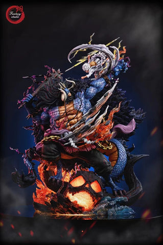 OPM Studio One Piece Nika Luffy VS Dragon form Kaidou Statue