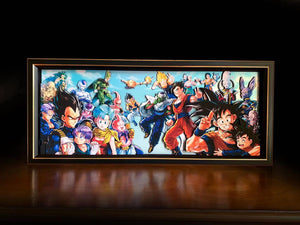 Mystical Art - Dragon Ball Super End Commemorative Edition Character Collection 3D Poster Frame