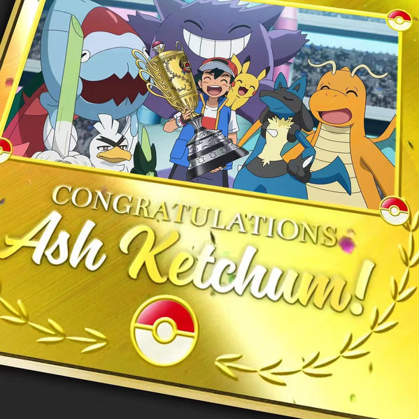 Ash Ketchum Emerged Victorious In The Pokémon World Coronation Series Poster Frame