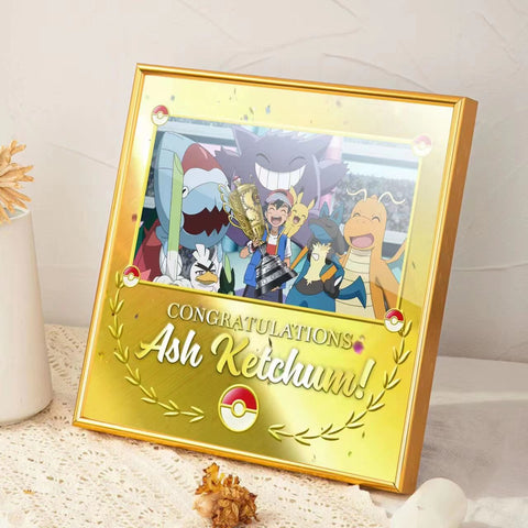 Ash Ketchum Emerged Victorious In The Pokémon World Coronation Series Poster Frame