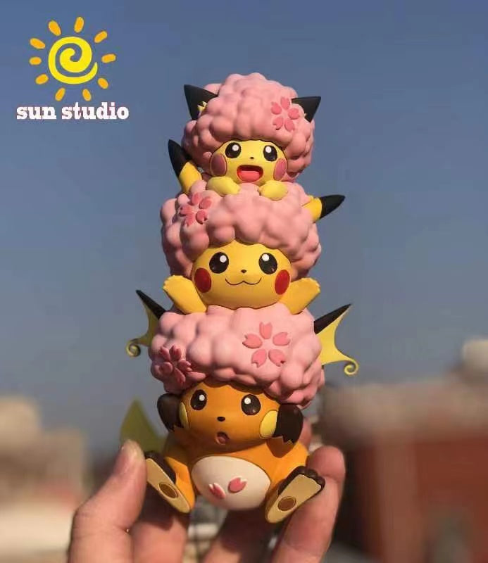 Sun Studio - Sakura Pichu, Pikachu, Raichu