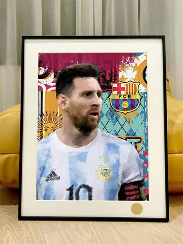 Xing Kong Studio - Lionel Messi Poster Frame