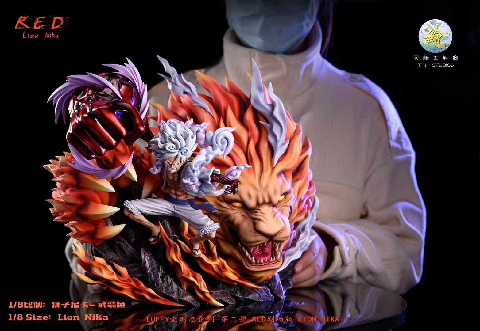 TH Studio/ Tian Hui - Sun God Nika Luffy Double Attack with Shanks [Lion Nika][4 Variants]