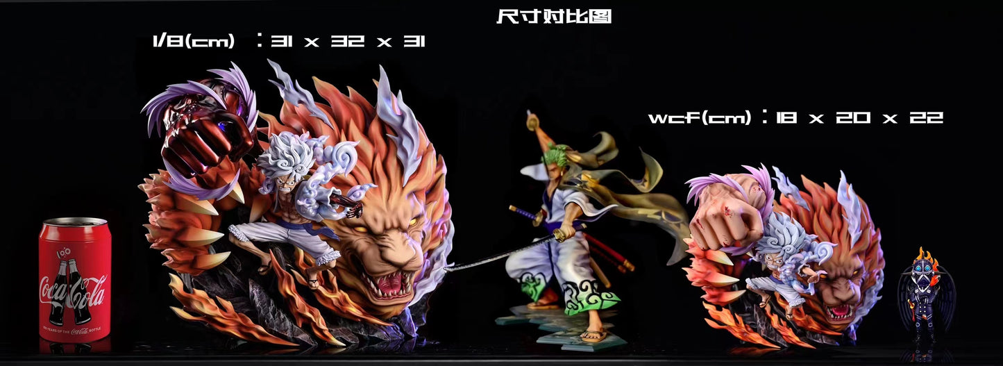 TH Studio/ Tian Hui - Sun God Nika Luffy Double Attack with Shanks [Lion Nika][4 Variants]