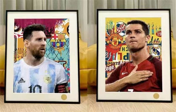 Xing Kong Studio x Zhao Wu - Portugal Cristiano Ronaldo Poster Frame