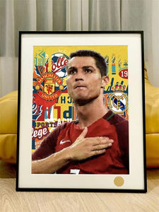 Xing Kong Studio x Zhao Wu - Portugal Cristiano Ronaldo Poster Frame