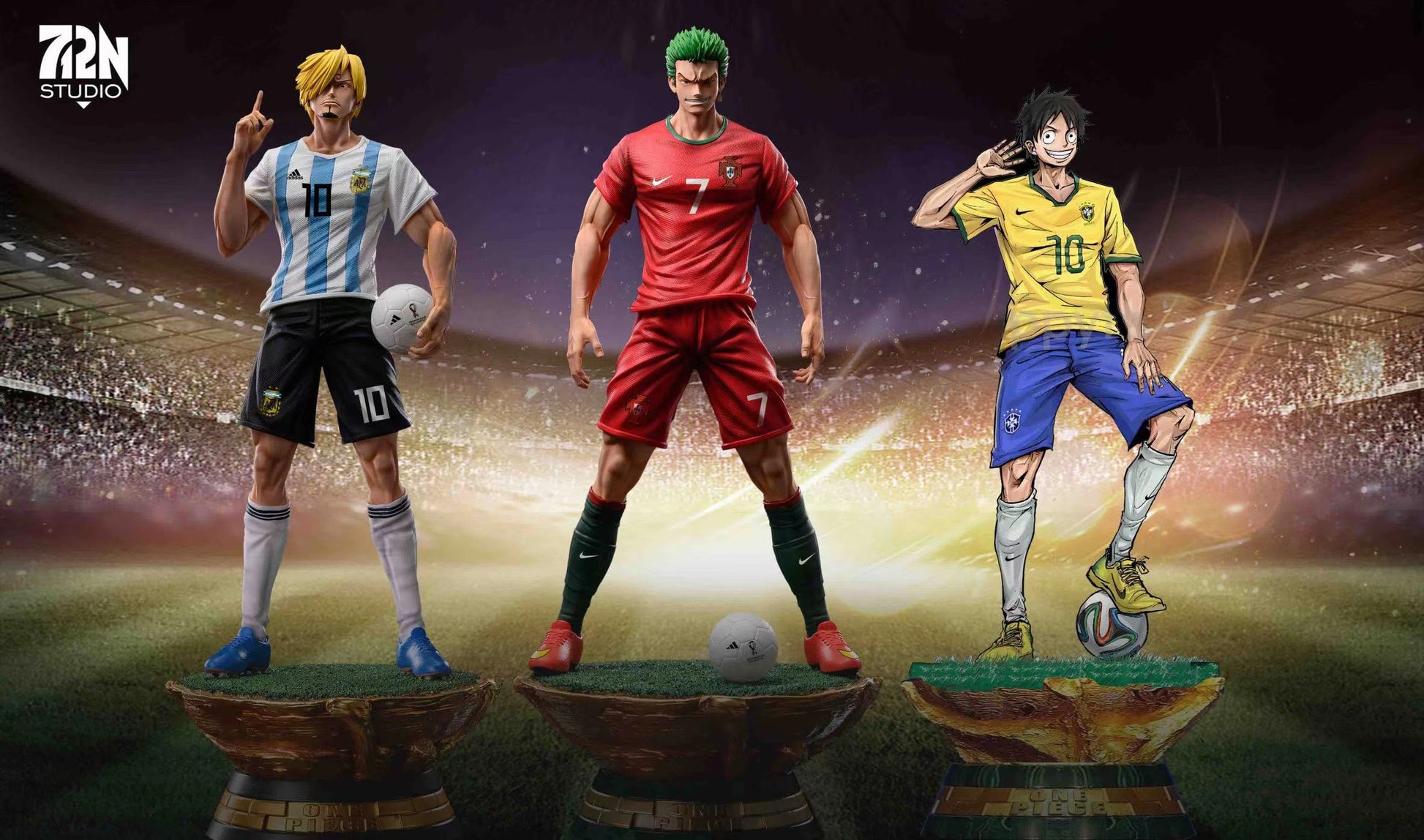 712N Studio - Roronoa Zoro Cosplay Cristiano Ronaldo