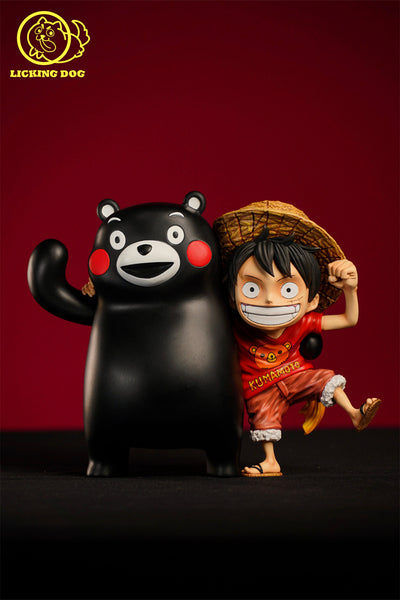 Licking Dog Studio - Kumamon & Monkey D Luffy