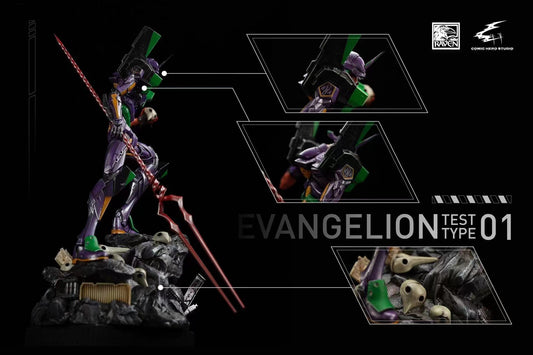 Comic Hero Studio X Raven Studio - Evangelion Test Type 01 [Purple & Green Version/ Black & White Version]