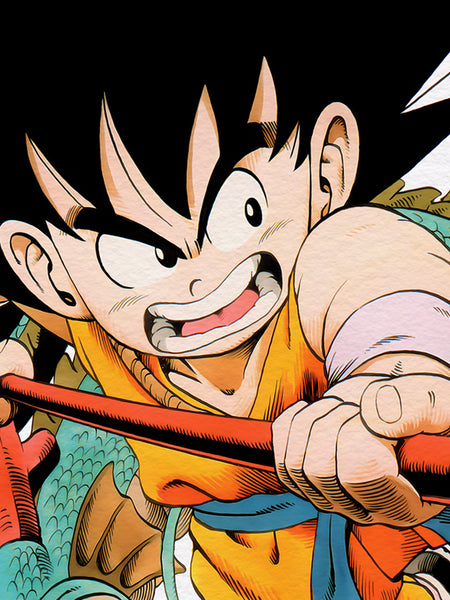 Xing Kong Studio - Shenron & Kid Goku Poster Frame 