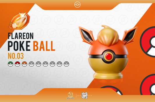Wing Studio X HZ Studio - Flareon Poke Ball