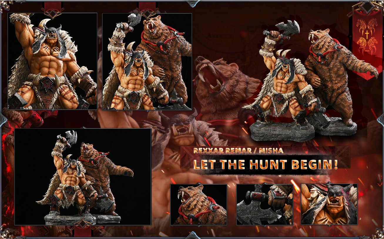 Four Horsemen Studio - Rexxar Remar / Misha [4 Variants]