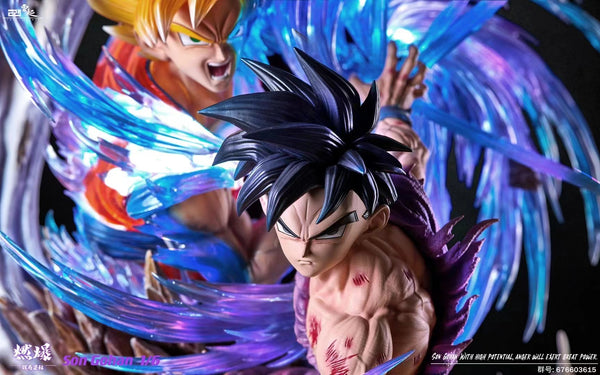 YunQi Studio - Son Goku & Son Gohan Oyako Kamehameha