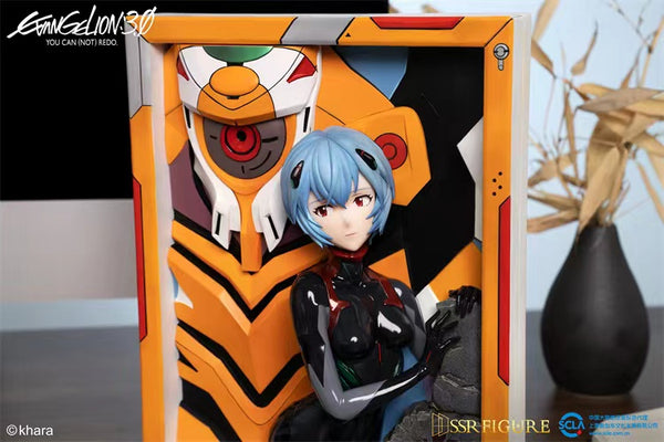 SSR Figure x Infinity Studio - Battle Suit Ver Rei Ayanami 3D Art Frame