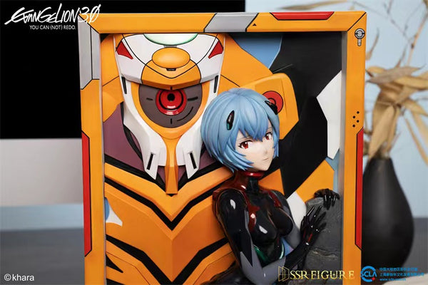 SSR Figure x Infinity Studio - Battle Suit Ver Rei Ayanami 3D Art Frame