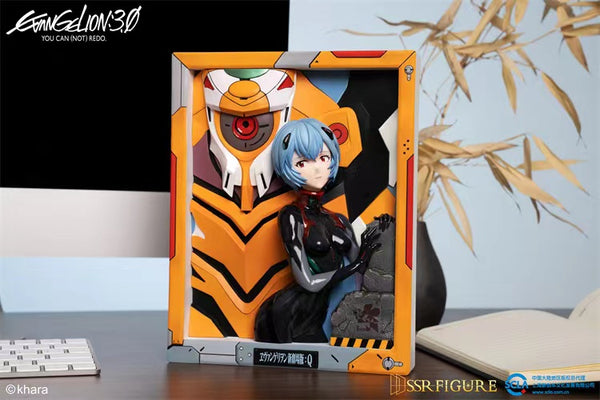 SSR Figure x Infinity Studio - Battle Suit Ver Rei Ayanami 3D Art Frame