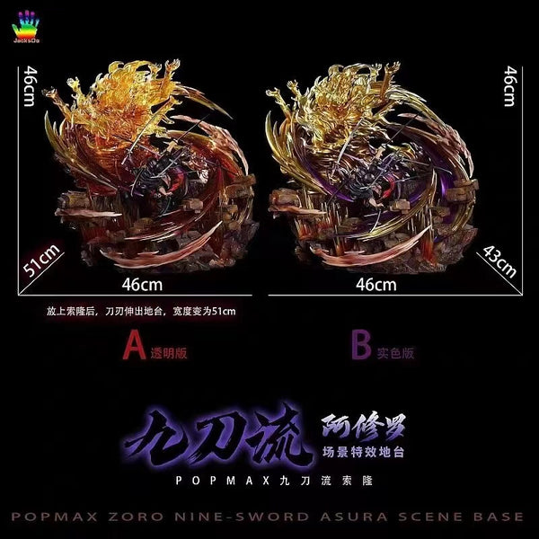 JacksDo - POPMAX Zoro Nine-Sword Asura Scene Base ONLY [2 Variants]