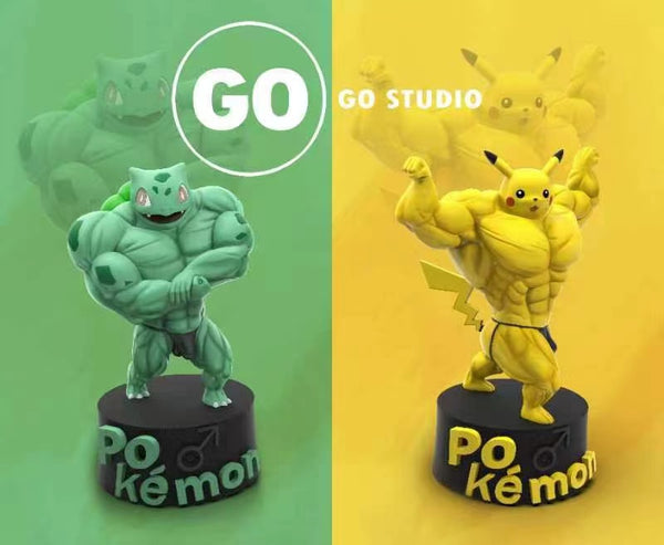 Go Studio - Squirtle, Bulbasaur, Charmander & Pikachu 