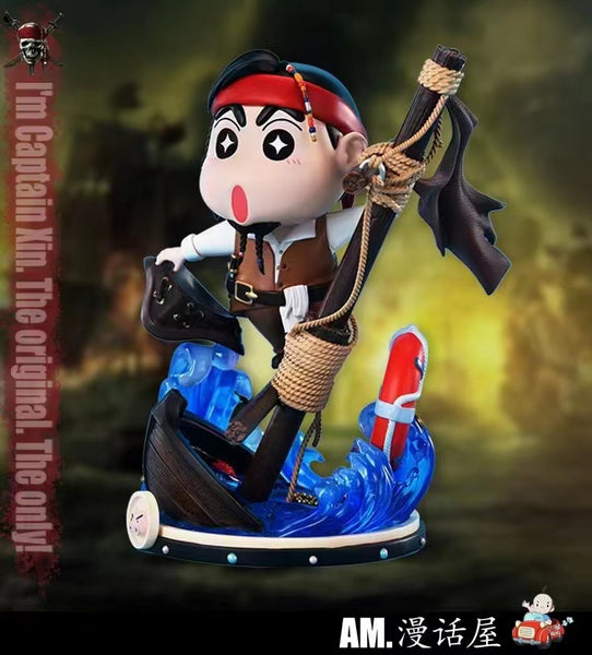 A.M Comic House - Shin Chan Cosplay Captain Jack Sparrow