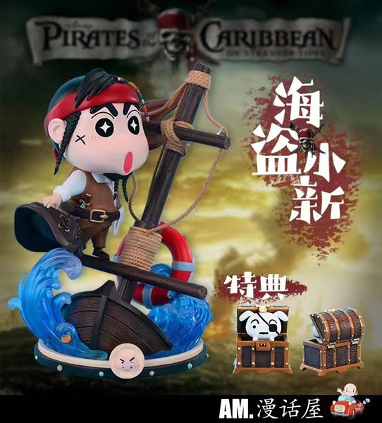 A.M Comic House - Shin Chan Cosplay Captain Jack Sparrow