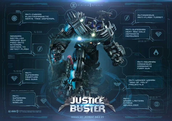 Prime 1 studio - Justice League (Comics) Justice Buster Design By Josh Nizzi Ultimate Version