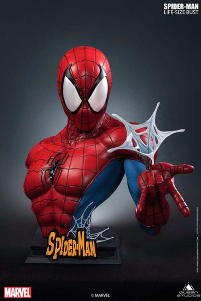 Queen Studio - Spiderman Bust [Blue Red/ Black Red/ Pure Black][1/1 scale]