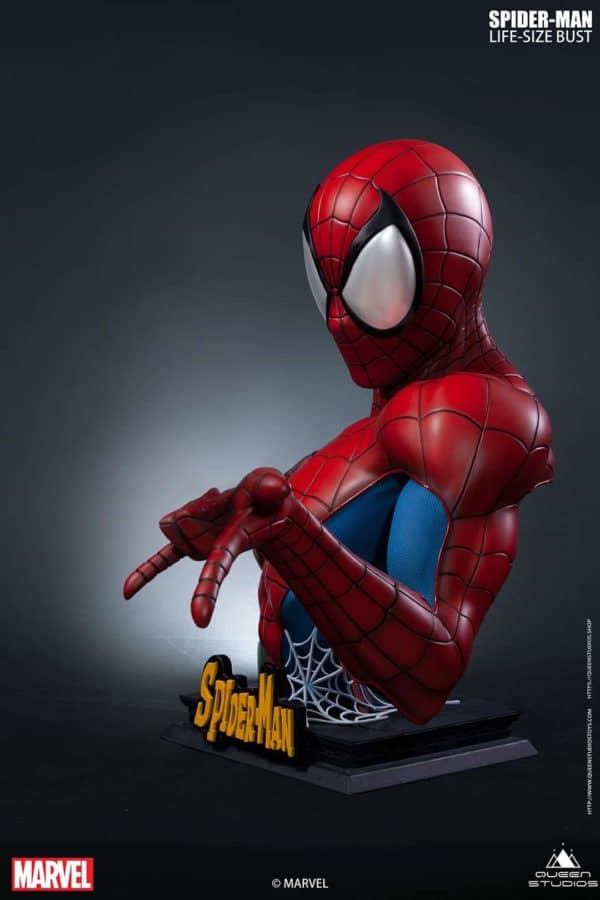 Queen Studio - Spiderman Bust [Blue Red/ Black Red/ Pure Black][1/1 scale]