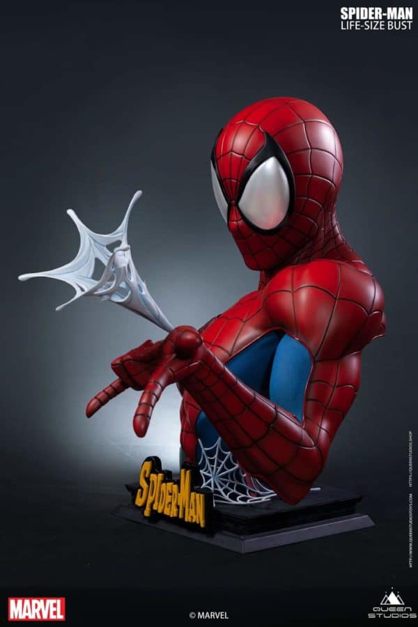Queen Studio - Spiderman Bust [Blue Red/ Black Red/ Pure Black][1/1 scale]